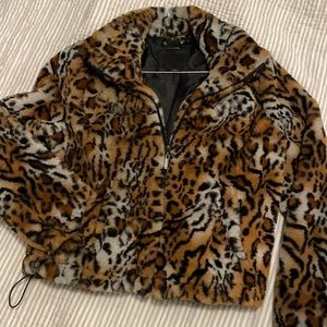 Faux Fur Jacket Never Worn
